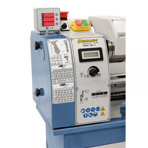 Bernardo table lathe Profi 400V incl. 2-axis digital display